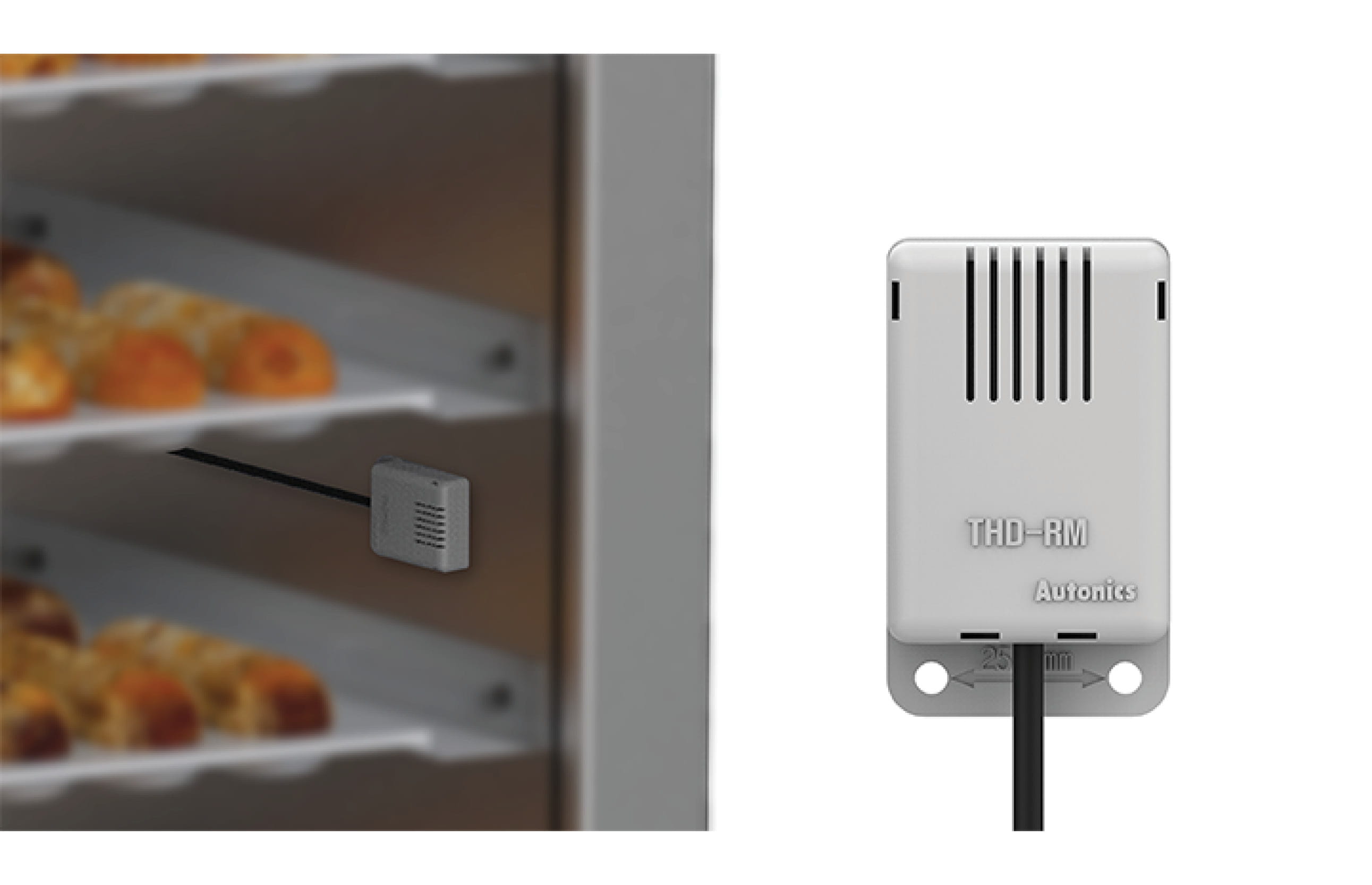 Autonics Teplotni a vlhkostni regulator TH4M