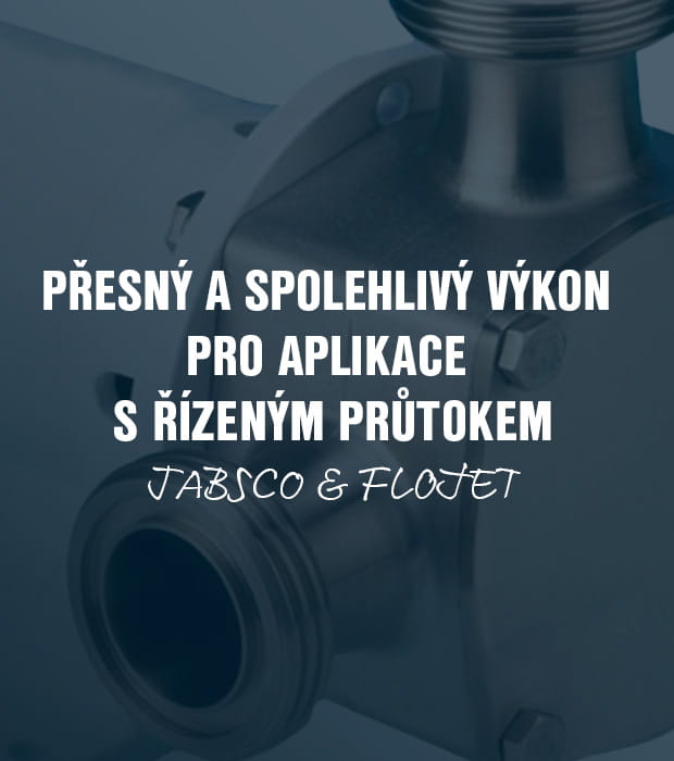Xylem Jabsco Flojet aplikace s rizenym prutokem