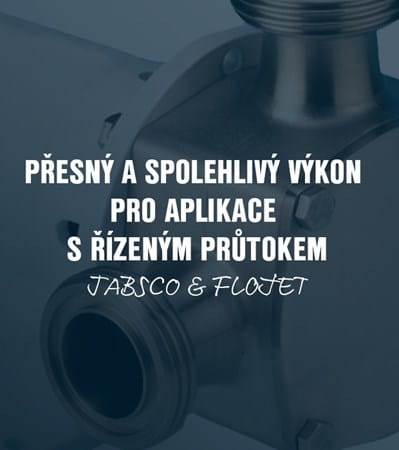 Xylem Jabsco Flojet aplikace s rizenym prutokem