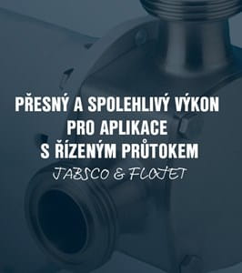 Xylem Jabsco Flojet aplikace s rizenym prutokem