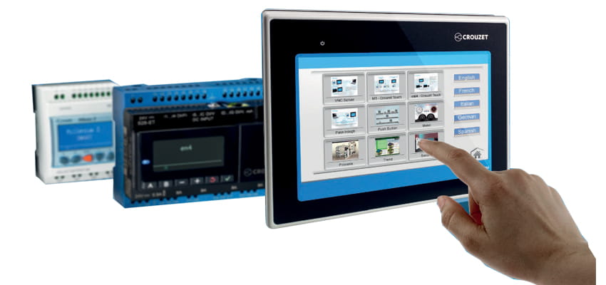 crouzet touch hmi pro plc millenium3 em4