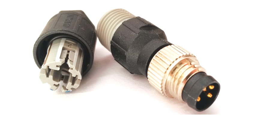 Molex brad nanochange m8 konektory s idc pripojenim