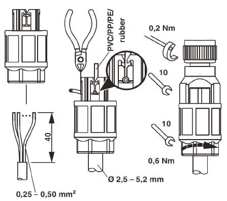 OEM Automatic Molex brad nanochange m8