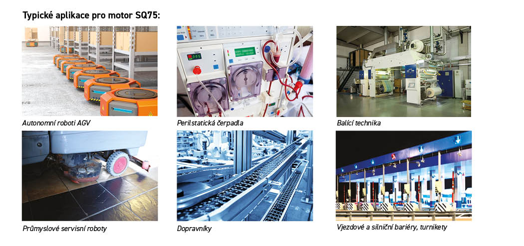 Crouzet smart power dc brushless motor SQ75