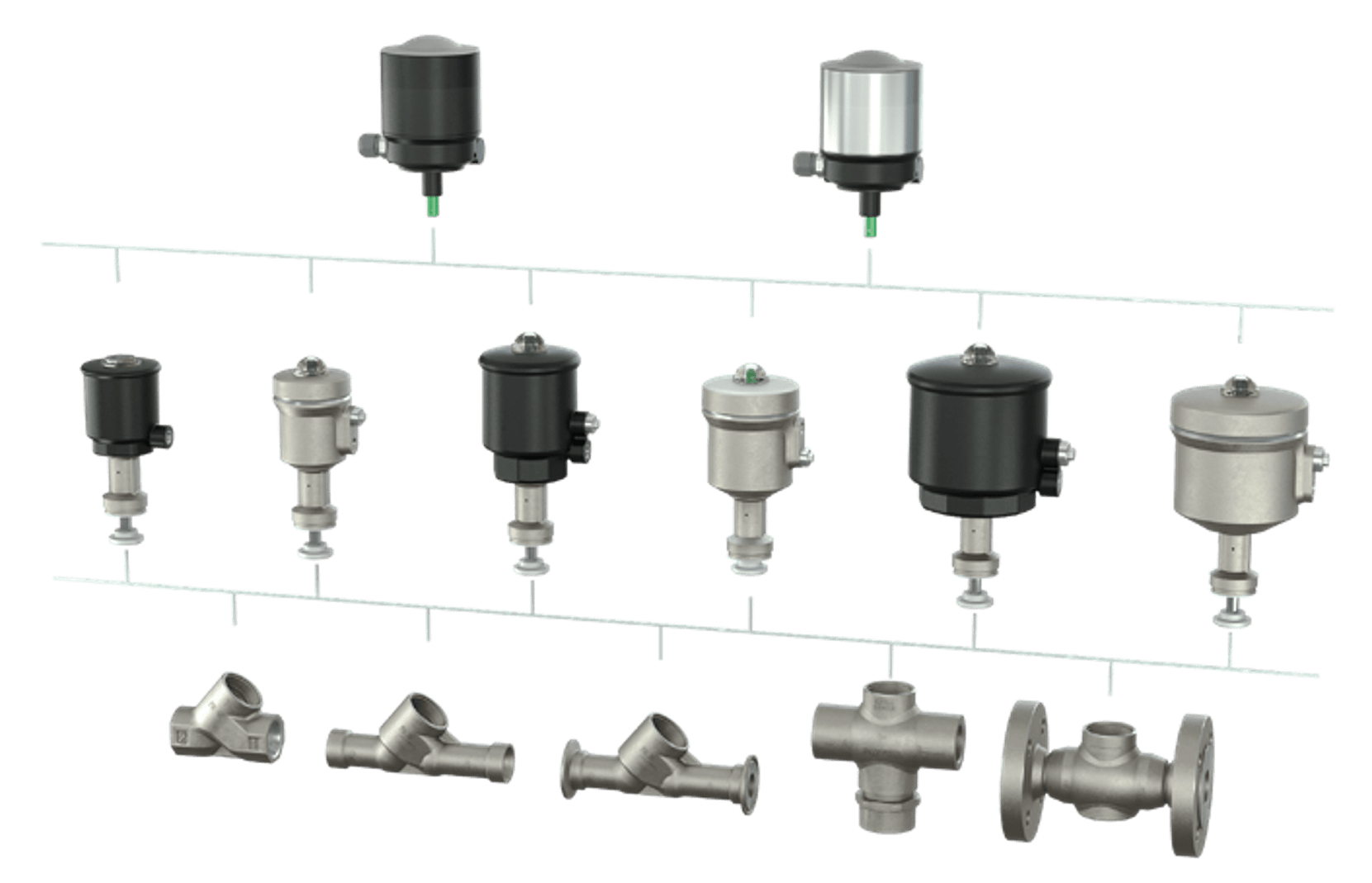 Tlakem ovladane ventily