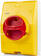 Odpínač 32 A 3pólový v krytu červená / žlutá