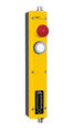 E-Stop, 1x podsvietené tlačidlo a konektor pre HOLDX