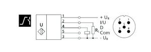 1 tranzistorový výstup PNP + 1 analogový výstup
