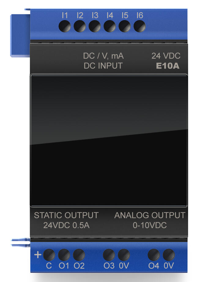 88982213 - em4 Analog E10A, Rozšírení 6 dig./analog. vstupy + 2 PWM a 2 analog. výstupy