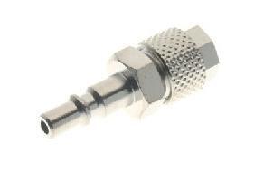 Bayonet coupling, male with high-speed connection