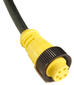 Cable for supply voltage, straight female