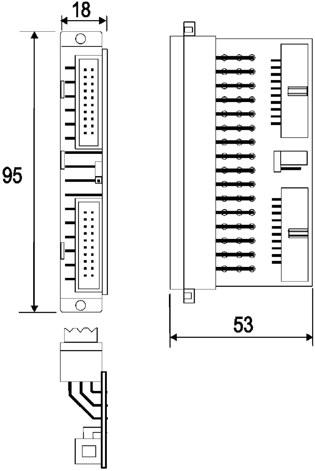 Dimension Adaptersystem Satt control Sattcon 15,31 och 35
