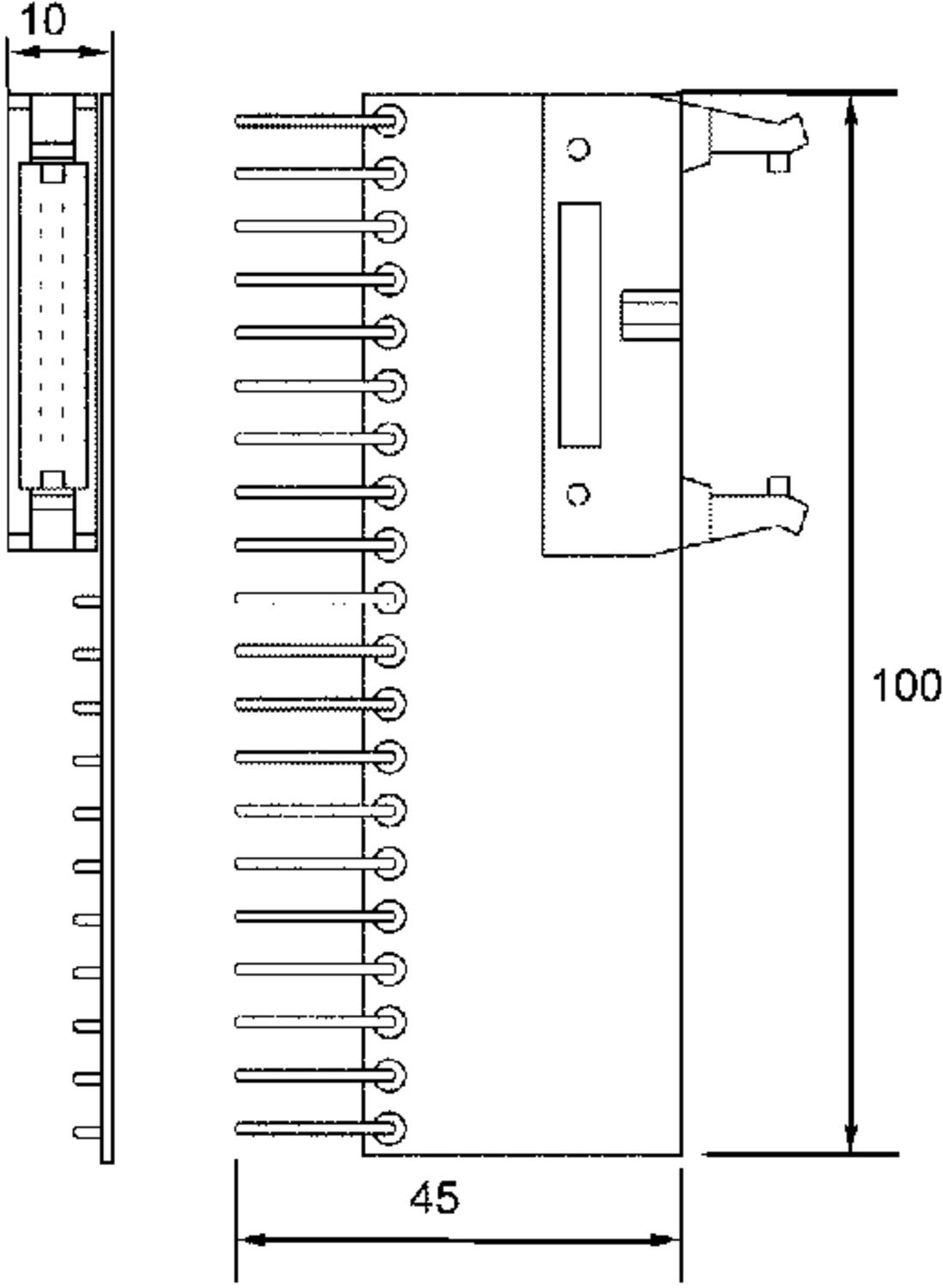 Dimension Adaptersystem Siemens simatic S5-95