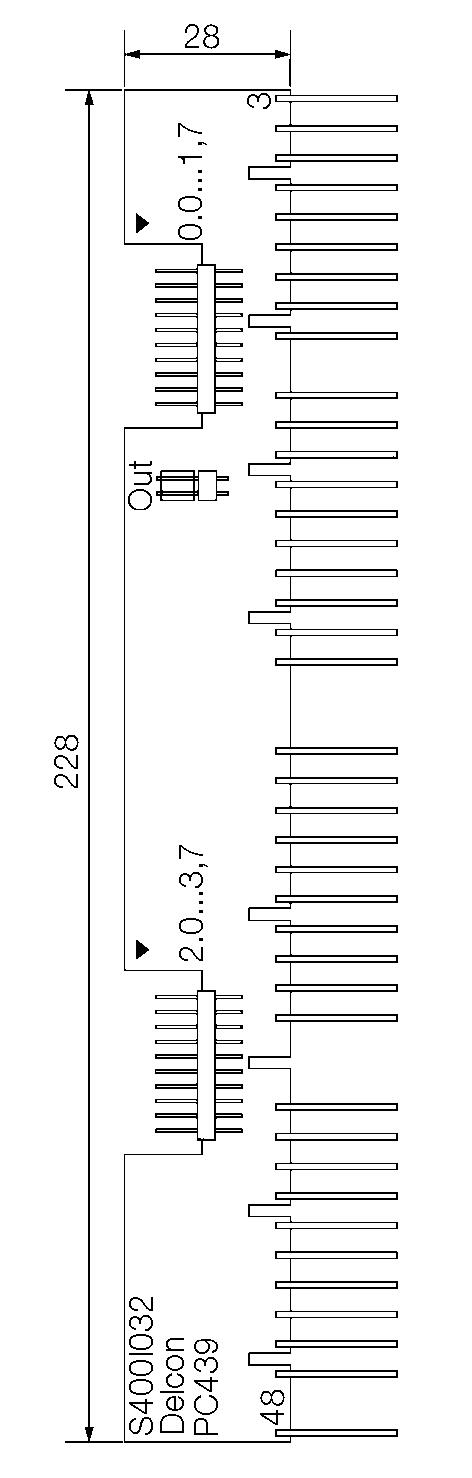 Dimension Adaptersystem Siemens simatic S7-400