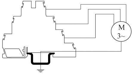 Drawing for 3-phase motor