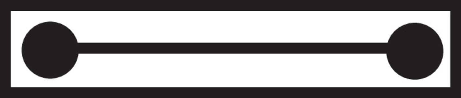 Drawing on miniature block with 2 spring connections