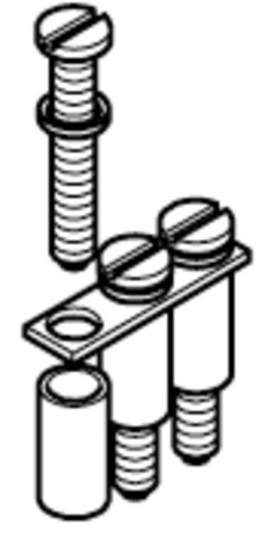 Drawing on unassembled overconnection bridge screw+case