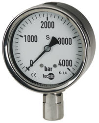 Manometry pro vysoké tlaky    
Ø100 a Ø160 mm