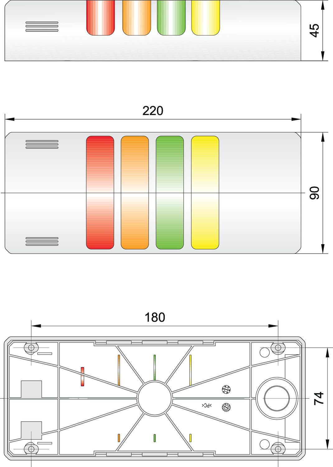 Half Dome dimensions 3.