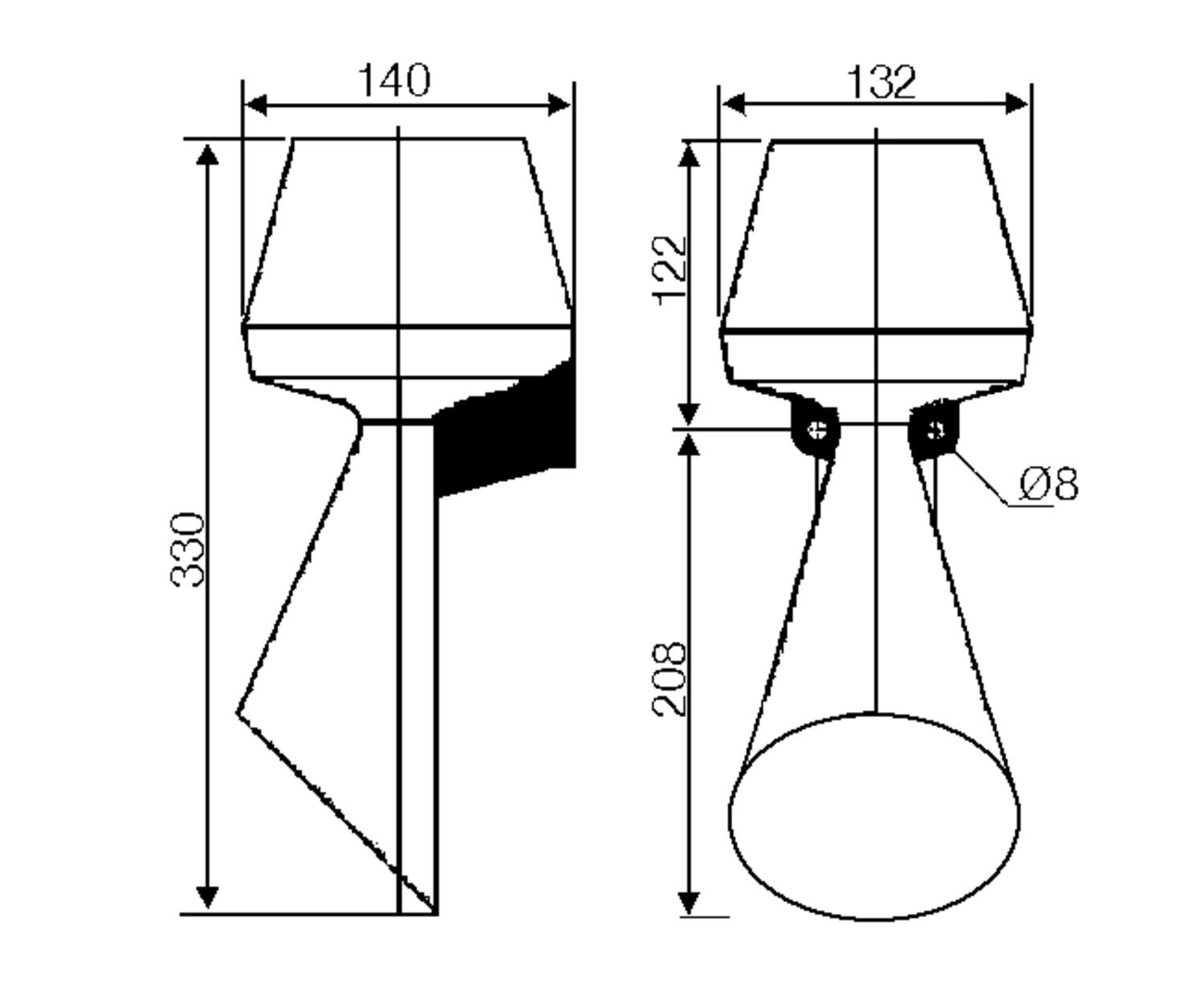 Howler, sirén and combisignal, HPT/HTG, dimension