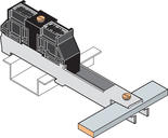 Illustration on busbar holder connected with assembly bar