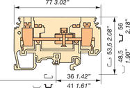 Illustration on heavy duty switch terminal block, current transformer circuits