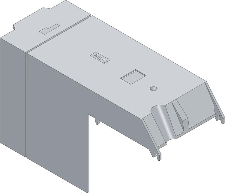 Illustration on rotating protective cover