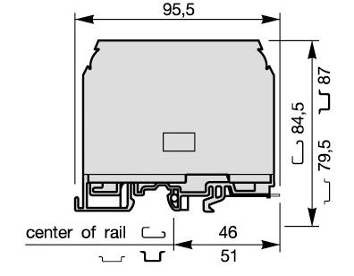 Illustration on terminal blocks screw-screw