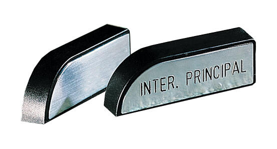 Image on rear mounting plate