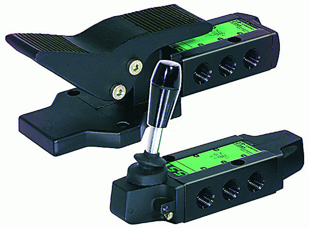 Manuel controlled 1/4" Function 5/2-5/3