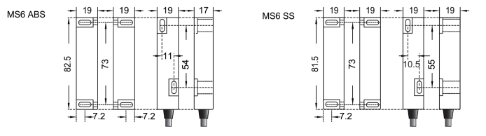 MS6 a MS6 SS - Rozmery