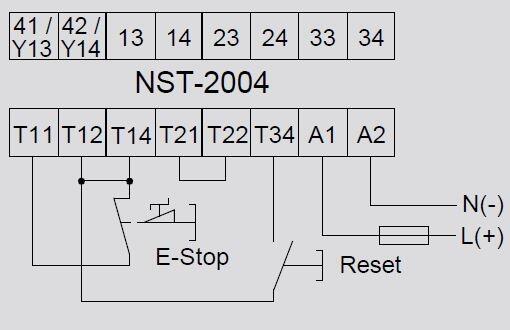 NST-2004 - Jednokanálový vstup