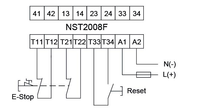NST-2008 - Dvoukanálový vstup
