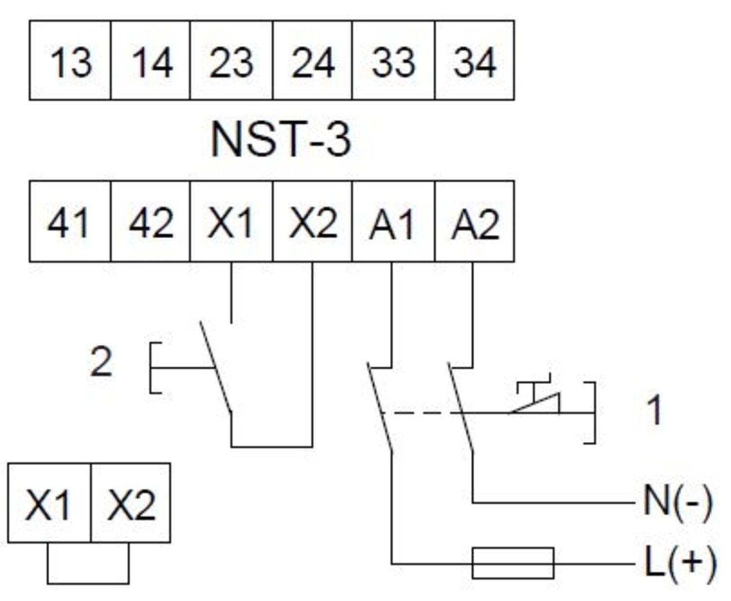 NST-3.2 - Dvoukanálový vstup
