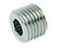 Plug, external conic tap