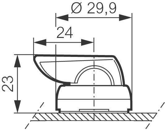 Revolving switch, long