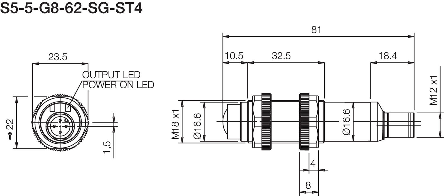 S5-5-G8-62-SG-ST4 - Rozmery