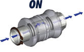 Shut-off valve, venting, internal  cylindrical tap
