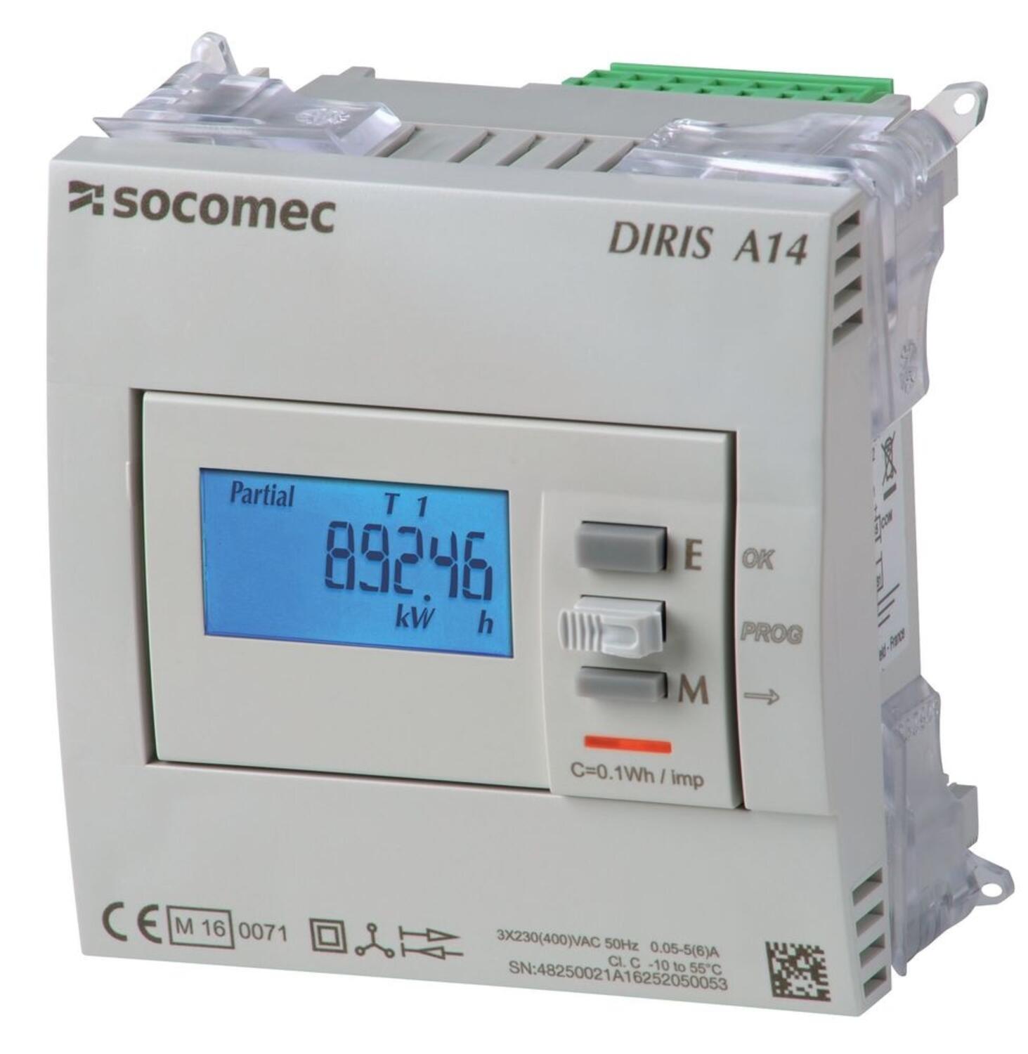 Socomec DIRIS A-14 MID montáž do rozvadece 48250021