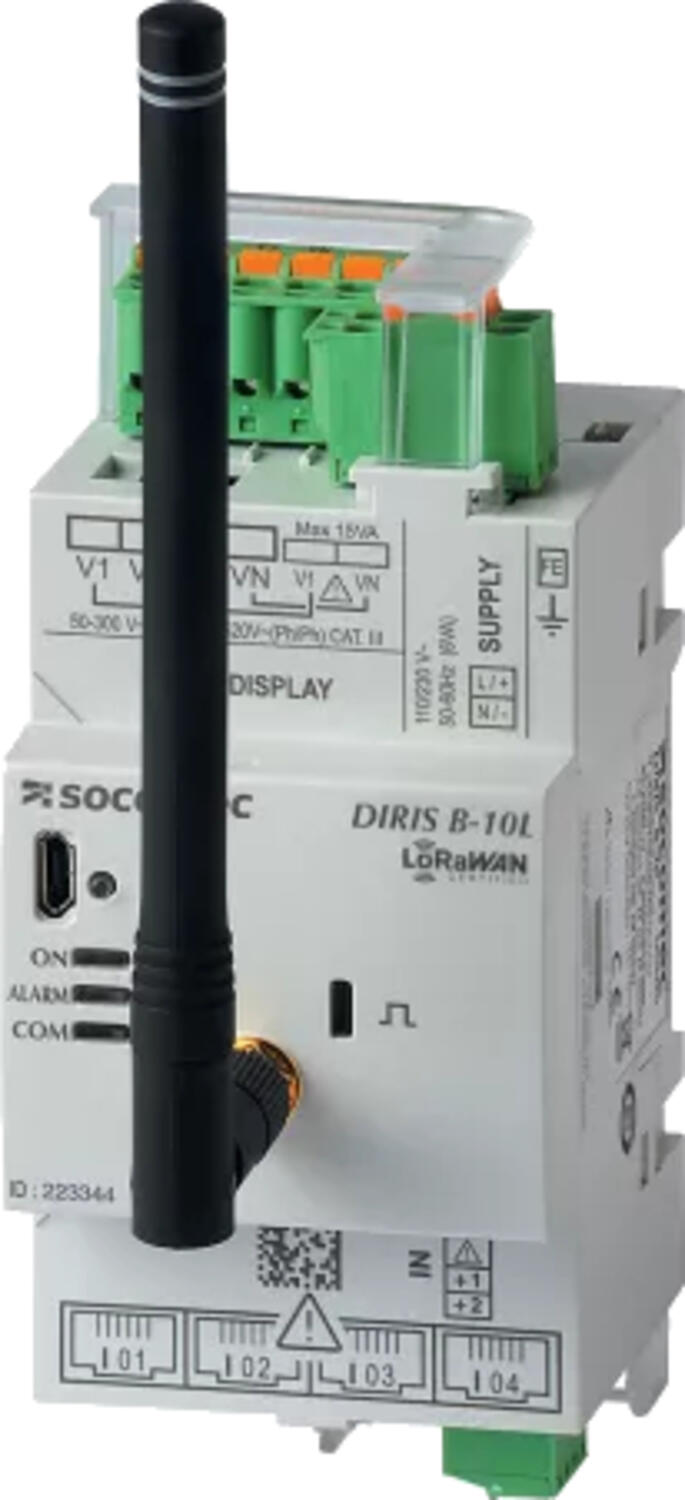 Socomec DIRIS B-10L univerzální merák s bezdrátovou komunikací LoRaWAN 48290900
