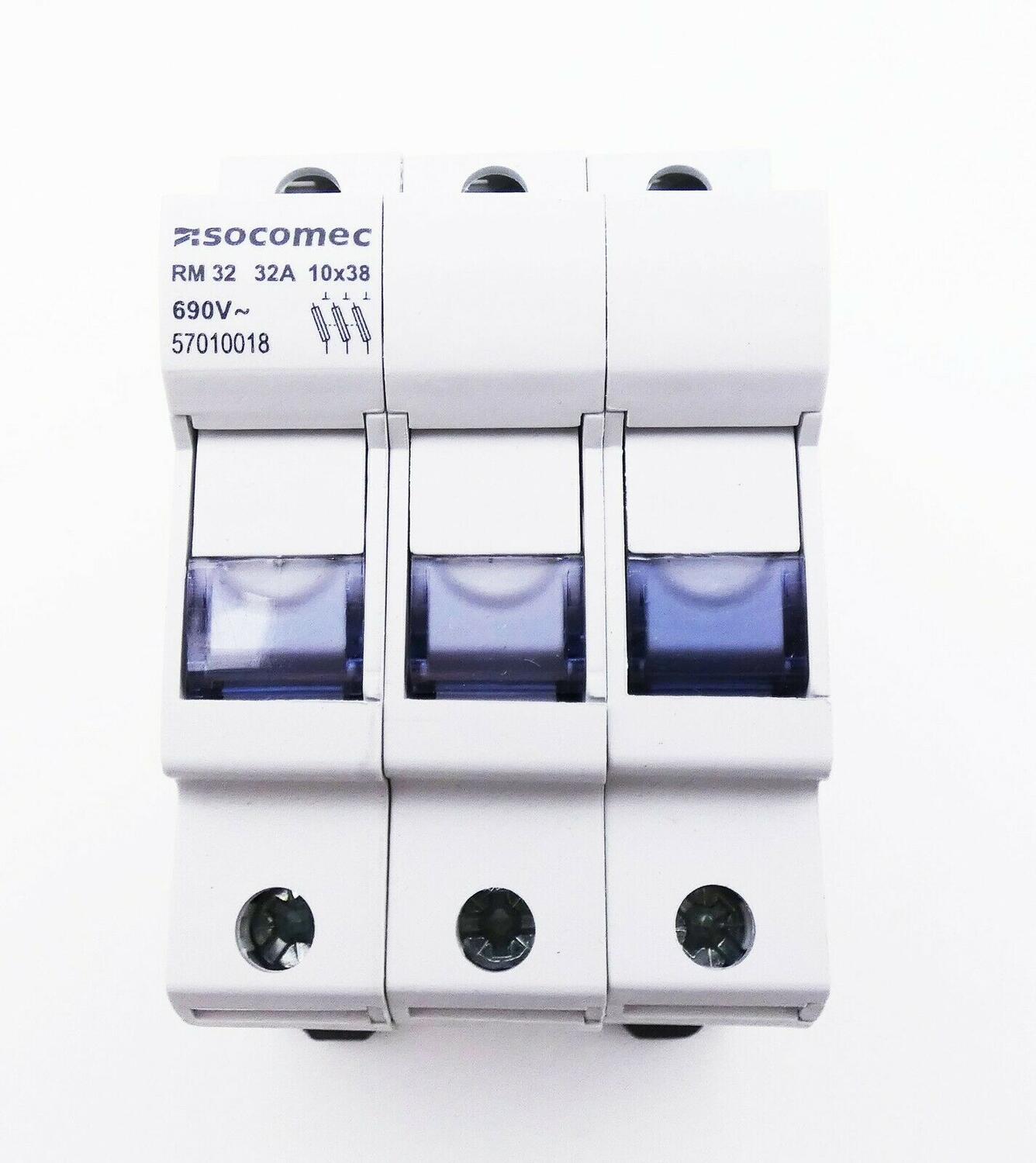 Socomec Pojistkový odpojovac - ochrana napetových vstupu, 10x38 3-pól. 57010018