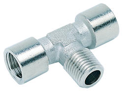 T-flue, 1x external conic, 2x internal tap