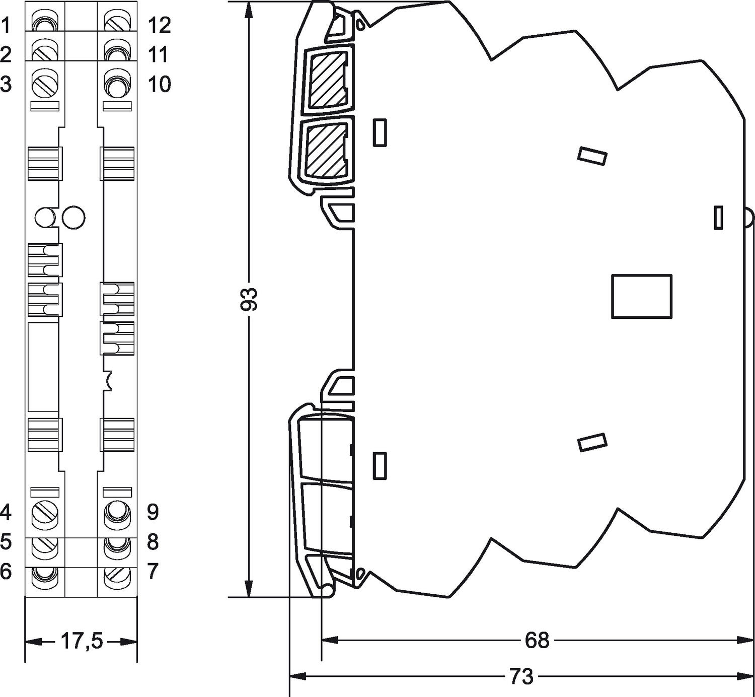Thermoelemente J, K, 4,0 kV, 2 - Maßzeichnung.eps